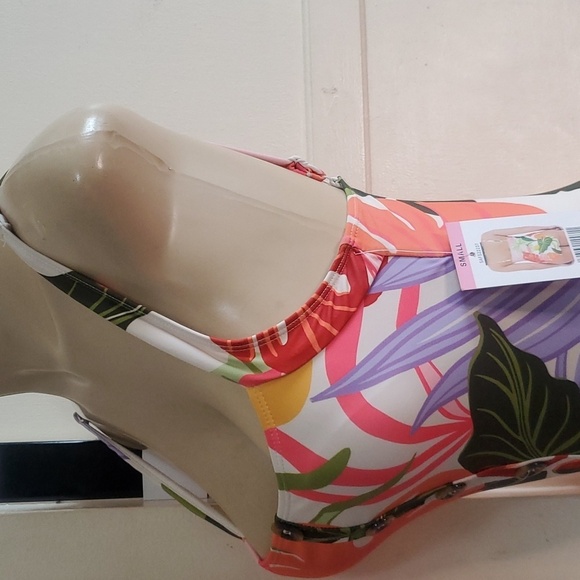 NWT Social Standard by Sanctuary One Piece Tropical Print Swim Suit Size S - Picture 5 of 10